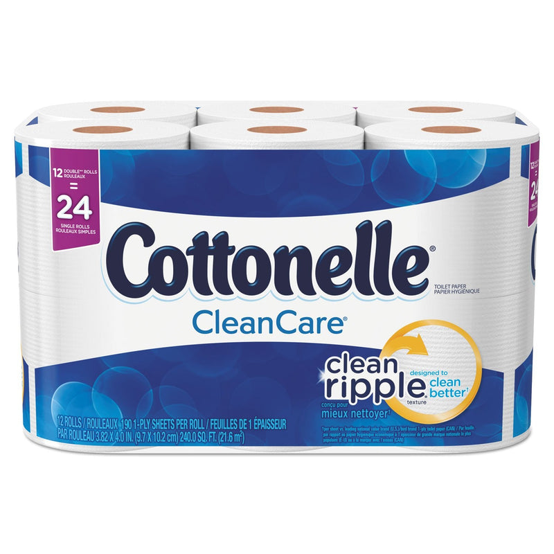 Kleenex Cottonelle Ultrasoft Bulk Toilet Paper (12456), Standard Toilet Paper Rolls, 48 Rolls/Case (4 Packs of 12)