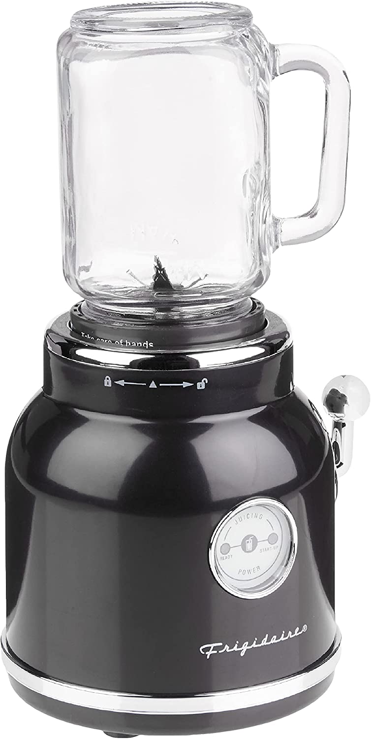 FRIGIDAIRE Countertop Safe, BPA-Free, High Power Personal Blender -BLACK