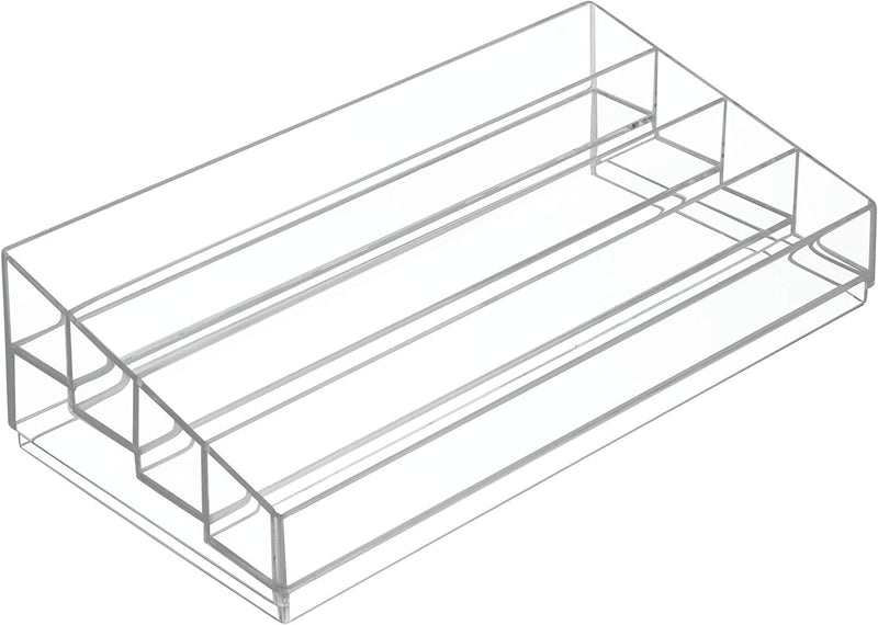 iDesign Clarity Plastic Tiered Organizer for Storage of Cosmetics