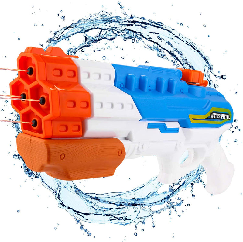 Balnore Water Gun Soaker Water Blaster High Capacity 1200CC Squirt Gun 30ft Water Pistol Water Fight Summer Toys Outdoor Swimming Pool Beach Water Toys for Kid&Adult