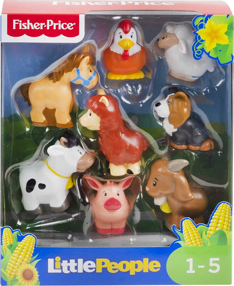 Fisher-Price Little People Farm Animal Friends, Figure 8-Pack