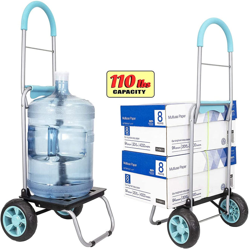 Trolley Dolly, Moroccan Tile Shopping Grocery Foldable Cart