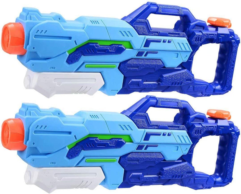 Hitop 2 Pack Water Gun, Super Water Soaker Blaster 300CC Water Toys for Kids Outside Inflatable Swimming Pool Toys