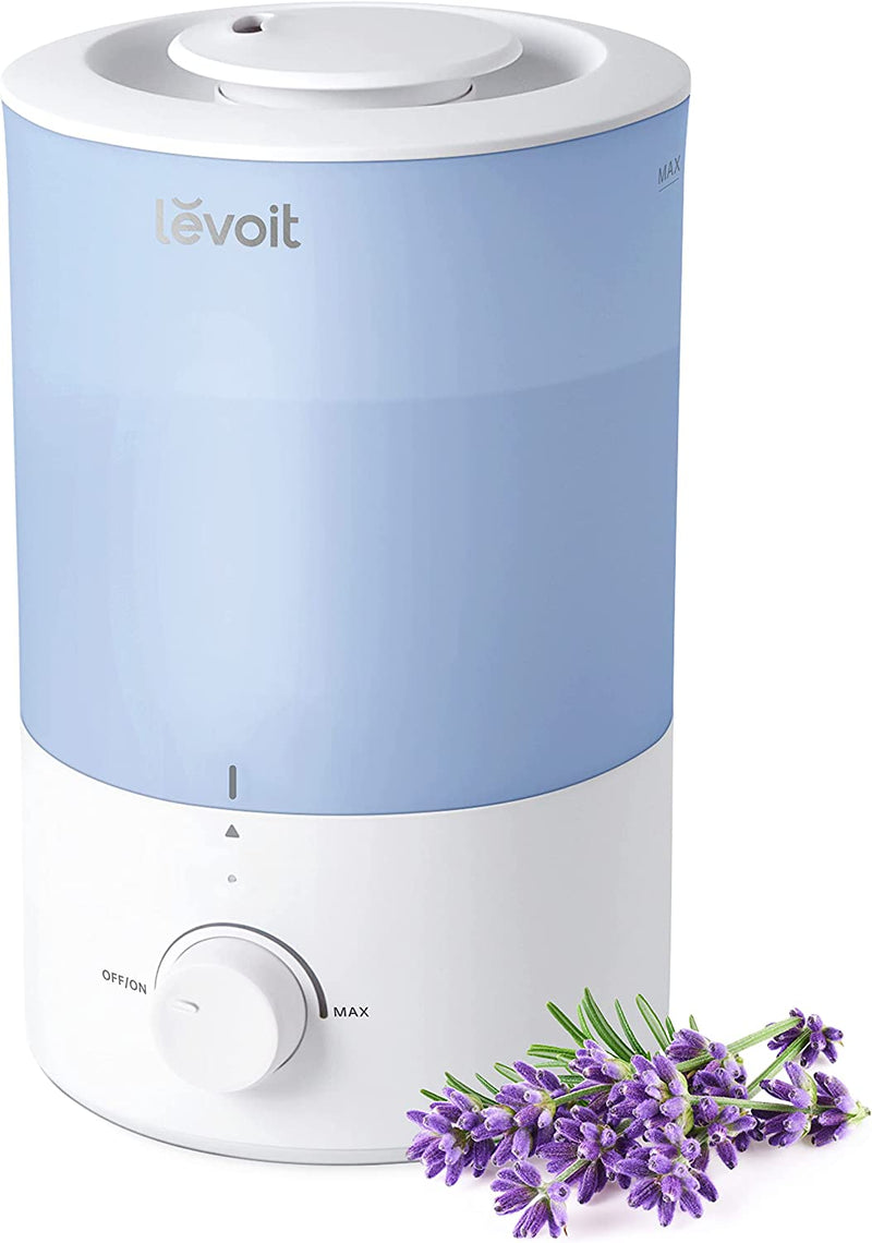 LEVOIT Humidifiers for Bedroom Large Room, 3L Cool Mist Top Fill Oil Diffuser for Baby Nursery and Plants