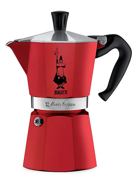 Bialetti Moka Express Red 6-Cup