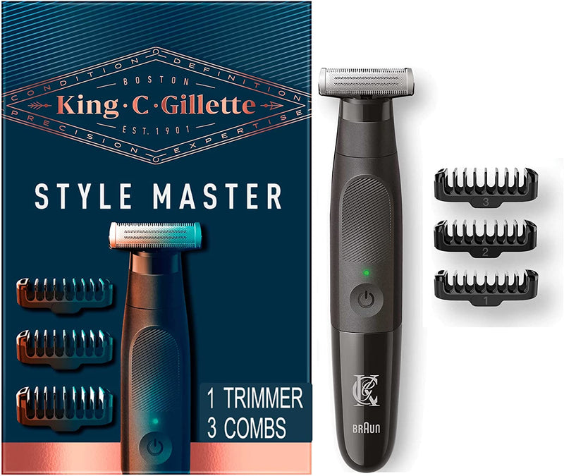 Gillette Men's Style Master Cordless Stubble Trimmer with 4D Blade