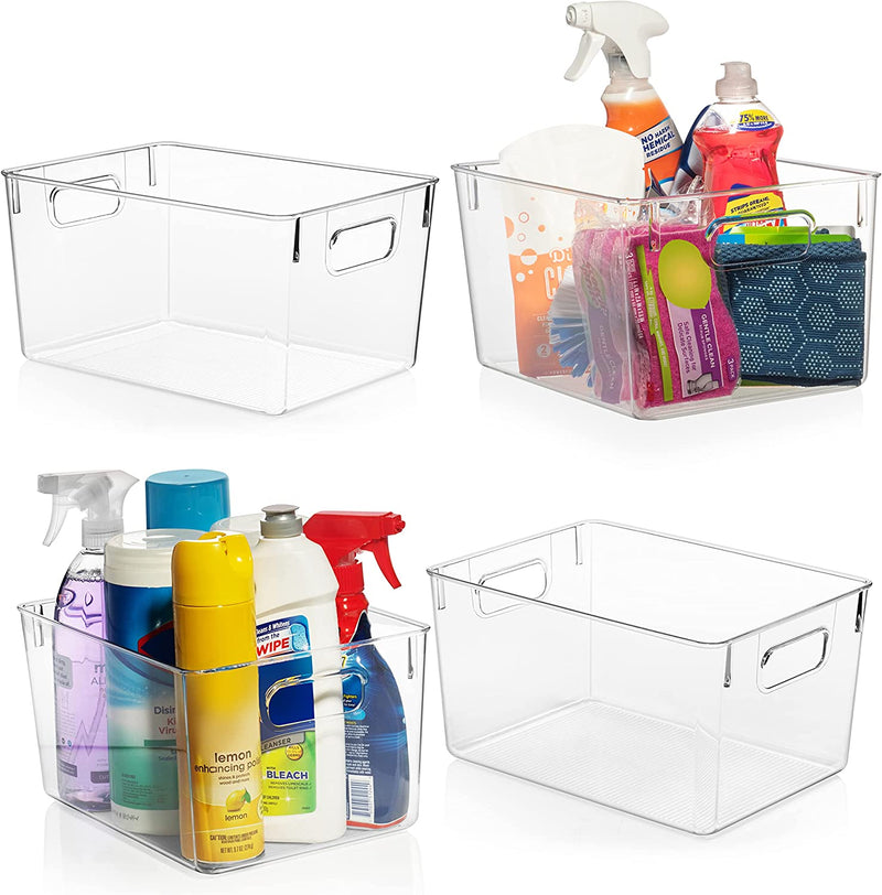 ClearSpace Plastic Storage Bins – Perfect Kitchen Organization or Pantry Storage