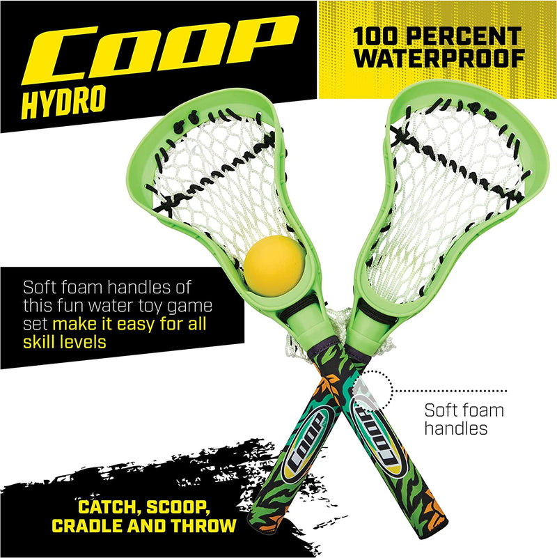 COOP Hydro Lacrosse, Green, Outdoor Games for Adults & Kids