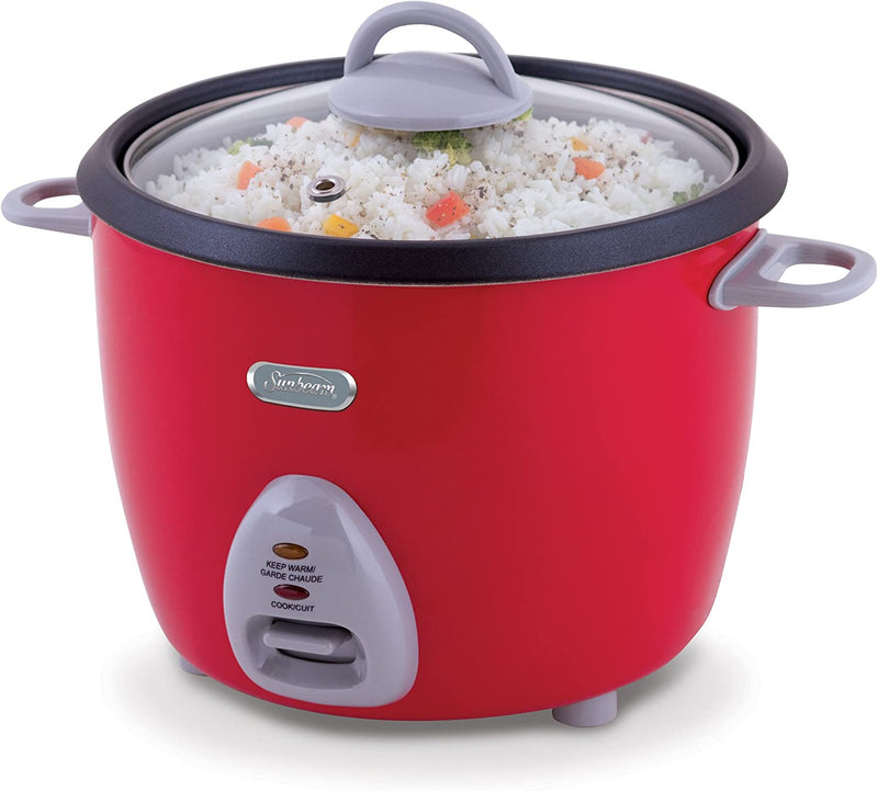 Sunbeam 16-Cup Rice Cooker, Red