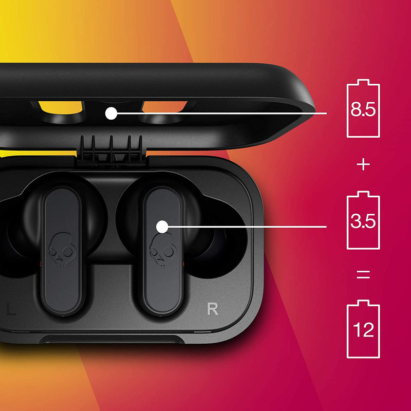 Skullcandy Dime True Wireless In-Ear Bluetooth Earbuds Compatible with iPhone and Android / Charging Case