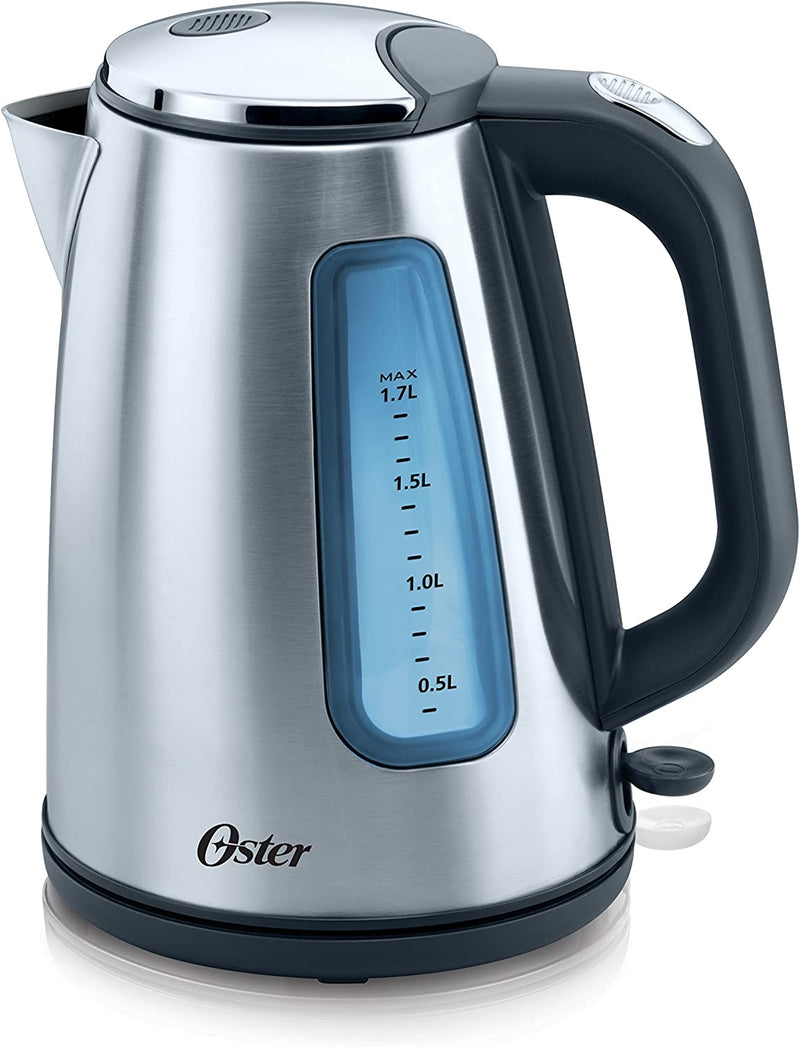 Oster 1.7 L Illuminating Kettle, Stainless Steel