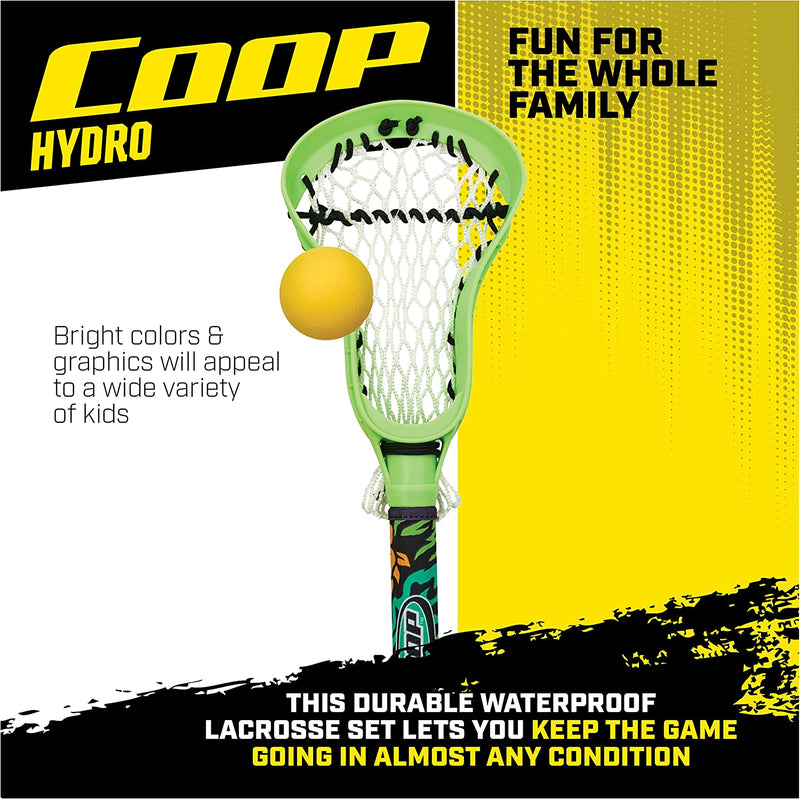 COOP Hydro Lacrosse, Green, Outdoor Games for Adults & Kids