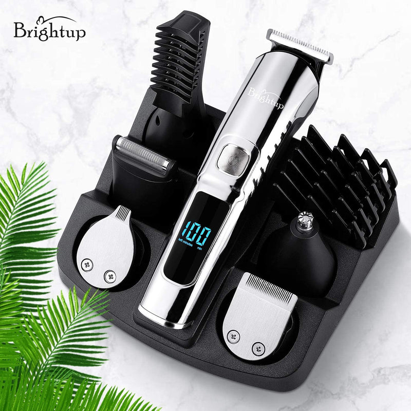 Brightup Beard Trimmer, Cordless Hair Clippers Hair Trimmer for Men, Waterproof