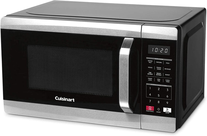 Cuisinart CMW-70C Compact Stainless Steel Microwave Oven, 0.7 cu-ft, Black