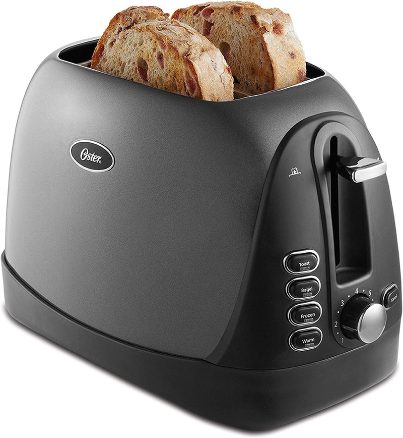 Oster TSSTTRJBG1 Jelly Bean 2-Slice Toaster, Grey