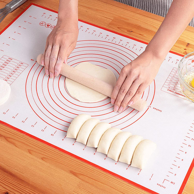 LIMNUO Silicone Pastry Extra Thick Non Stick Baking Mat