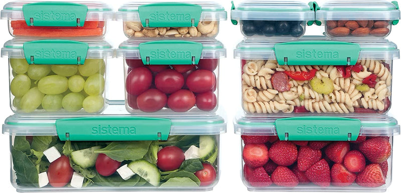 Sistema 18 Piece Food Storage Containers Set