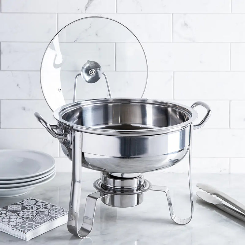 Kuisine Chafing-Buffet Server with Stand (Stainless Steel)