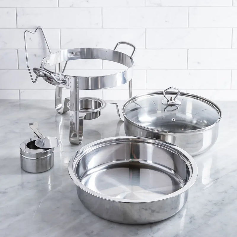Kuisine Chafing-Buffet Server with Stand (Stainless Steel)