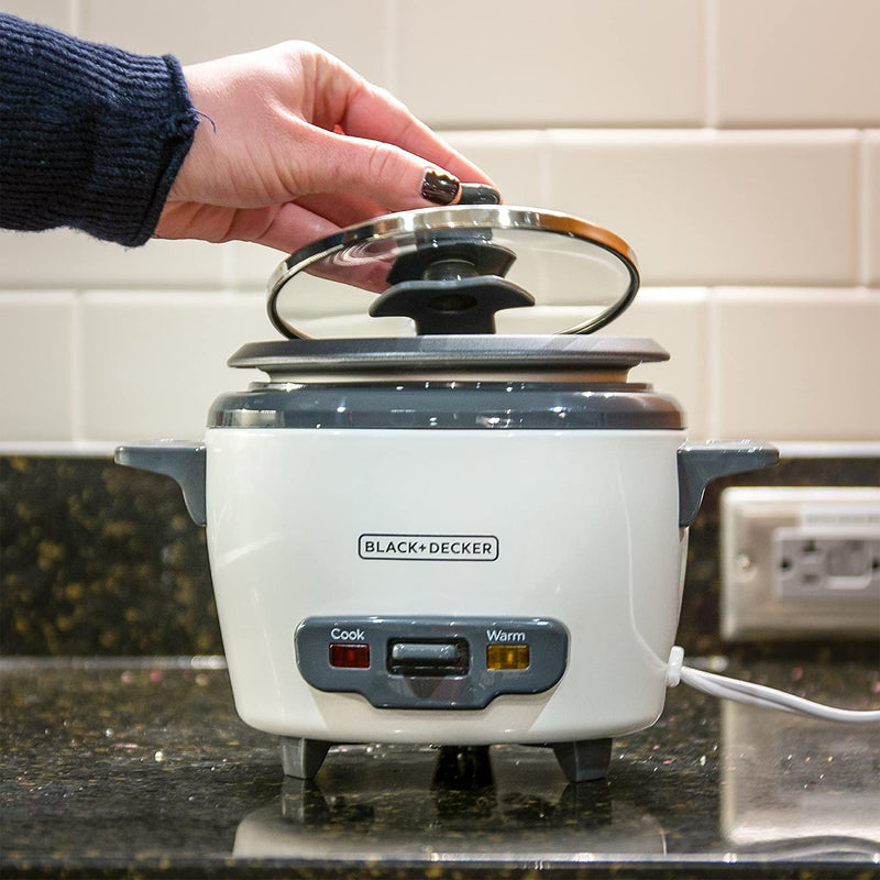 Black+Decker Personal Size Rice Cooker, 3 Cup