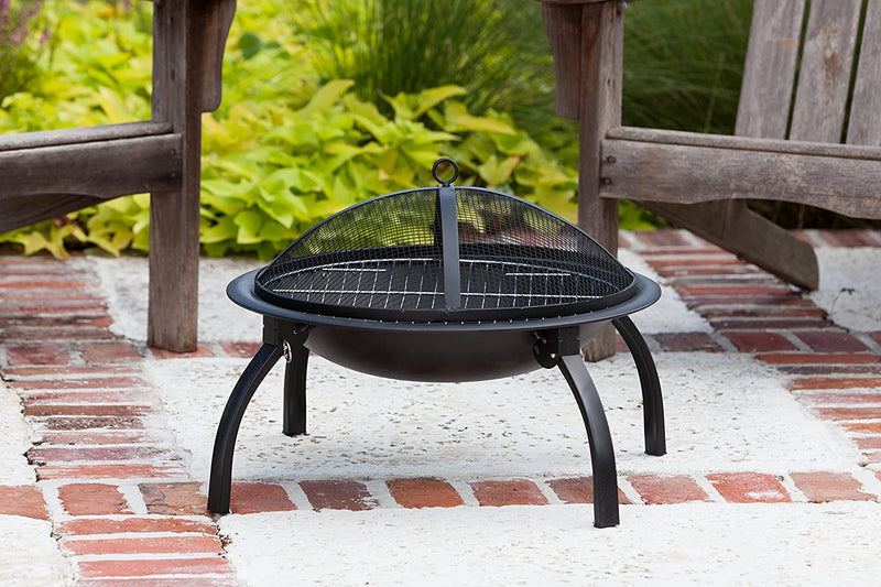 Fire Sense 22-Inch Folding Fire Pit