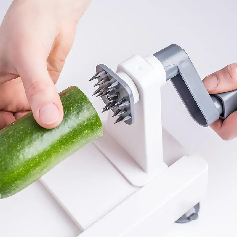 Veg-Prep 'Table Top' Spiral Vegetable Slicer (White/Grey)