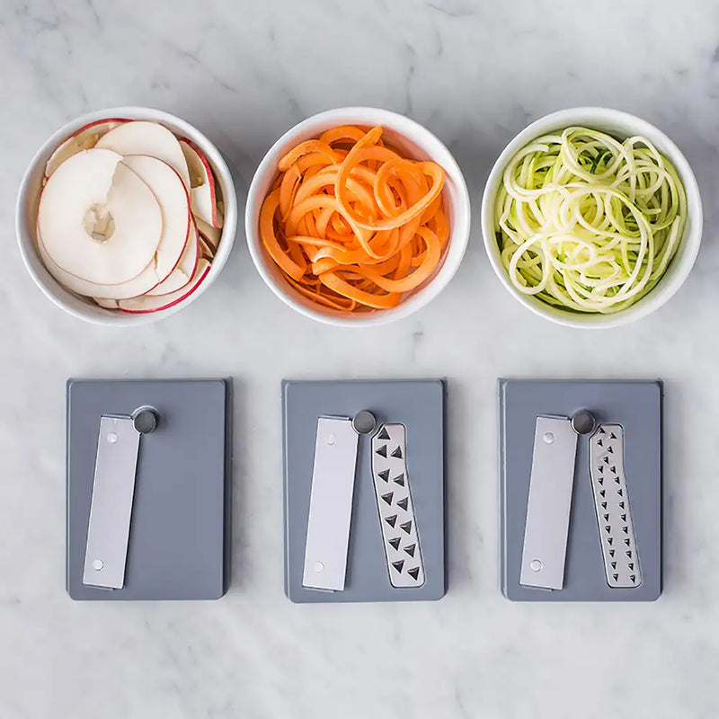 Veg-Prep 'Table Top' Spiral Vegetable Slicer (White/Grey)
