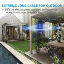 Bug Zapper Outdoor, 4300V High Powered Mosquito Killer Electric, 15W Waterproof Fly Killer For Home, Kitchen, Backyard