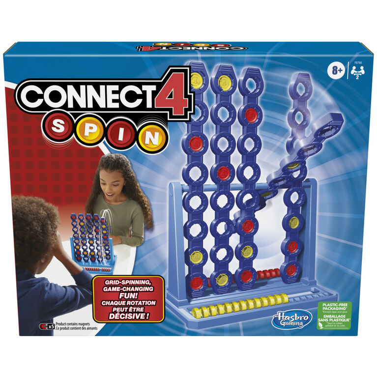 Hasbro Connect 4 Spin Game, Features Spinning Connect 4 Grid