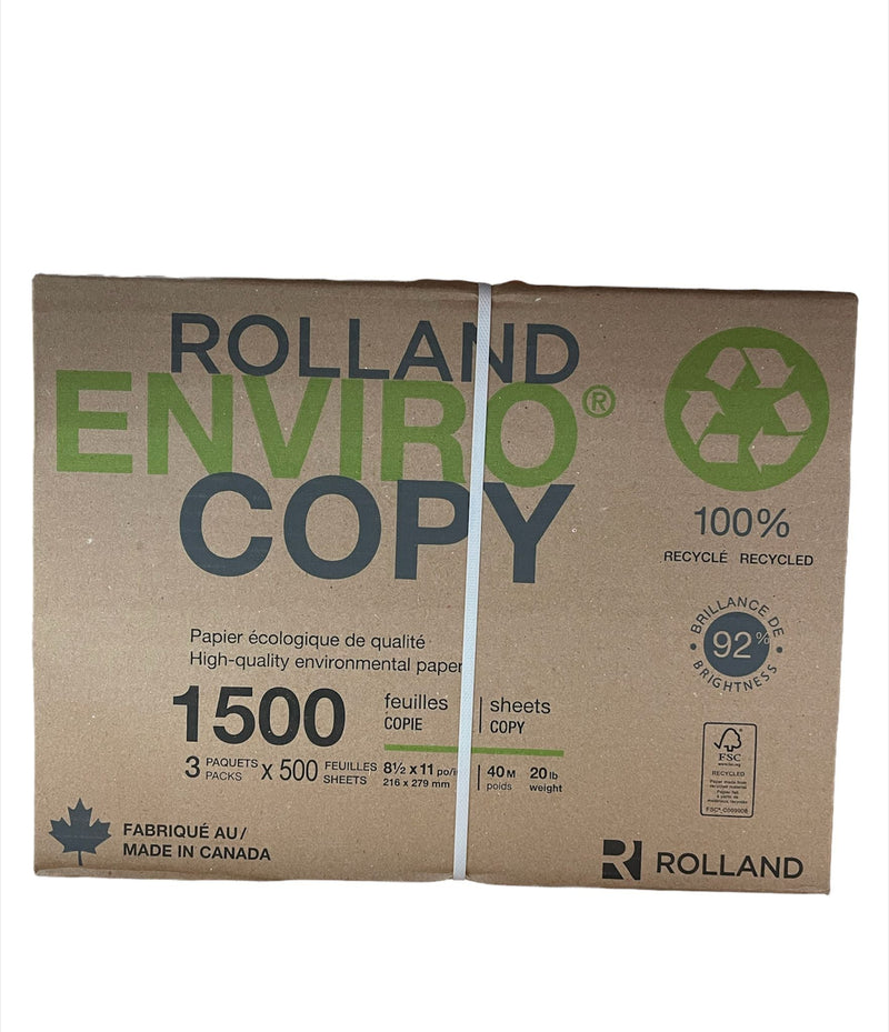 Copy Paper 8.5” * 11” (1500 Sheets)