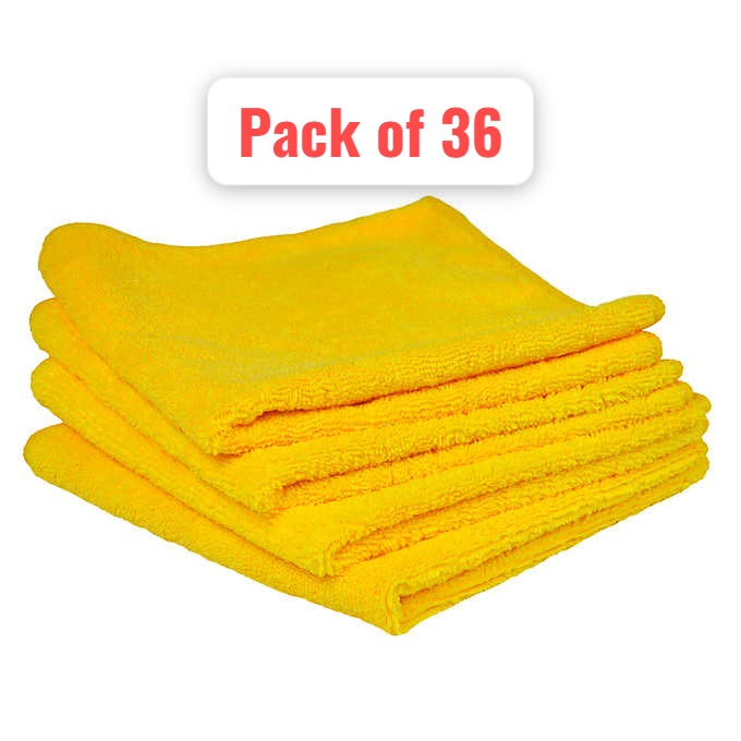 Ultra-plush Microfibre Car Cleaning Towels, Cleaning Cloths 36 Pack