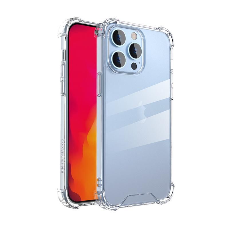 iPhone 14 case, Shockproof Case, Transparent Hybrid Armor Hard IPhone Cover/Case