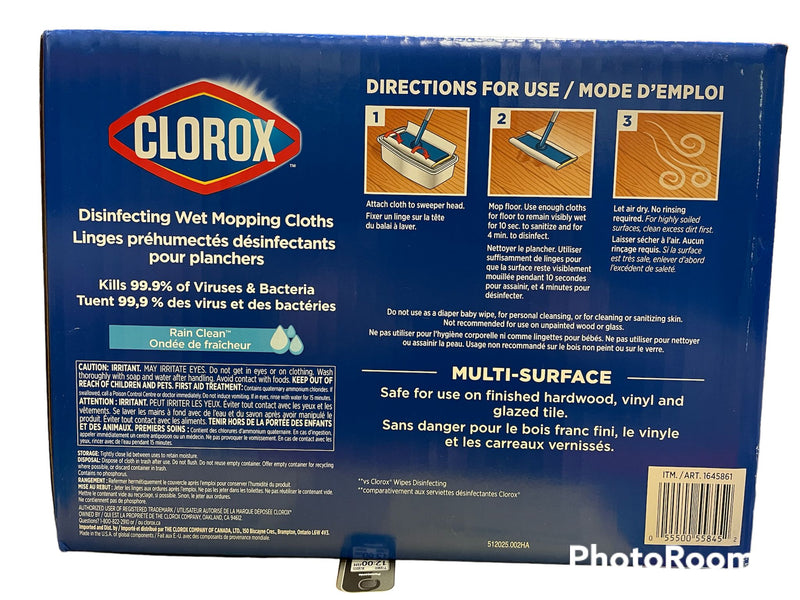 Clorox Disinfecting Wet Cloth 2 pack of 28