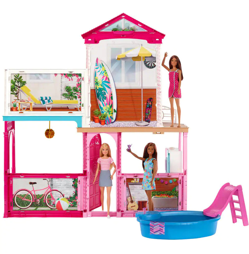 Barbie Doll & Doll House Playset for Kids, Ages 3+