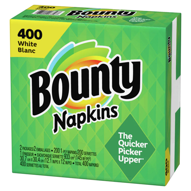 Bounty Quilted Napkins, Twin-Pack, 400 Napkins
