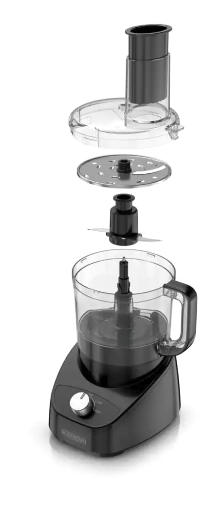 Black & Decker 3-in-1 Food Processor Black, 8 Cups