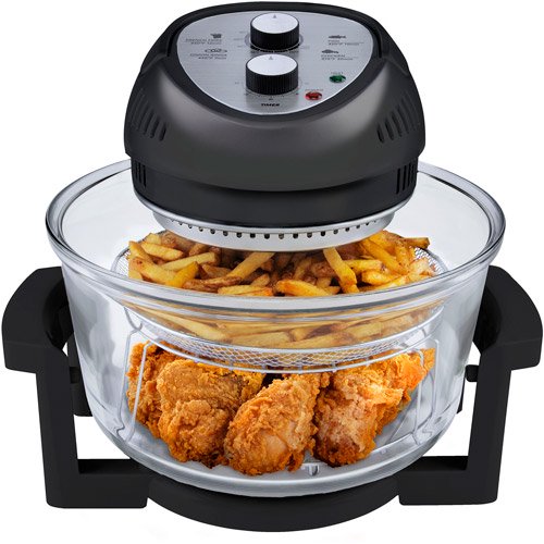 Big Boss 16 Quart Oil-less Air Fryer & Convection Oven, Black