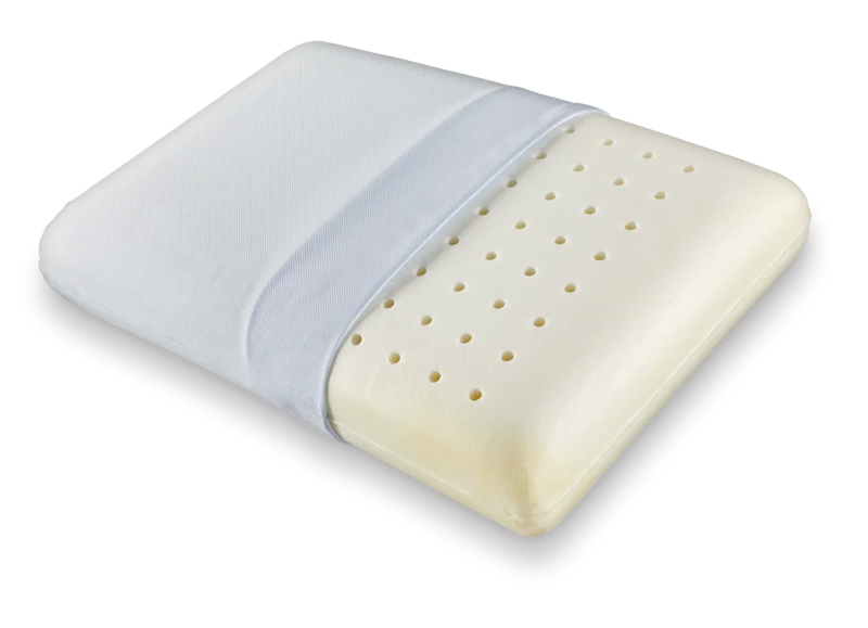 For Living Ergonomic Ventilated Memory Foam Pillow with Coolmax Cover, Standard, 25-in x 16-in