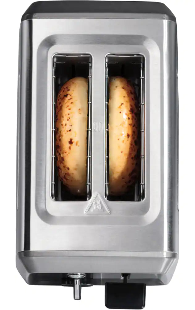 Hamilton Beach Elite Extra Wide Slots Toaster w/ 7 Settings, Stainless Steel, Black, 2-Slices