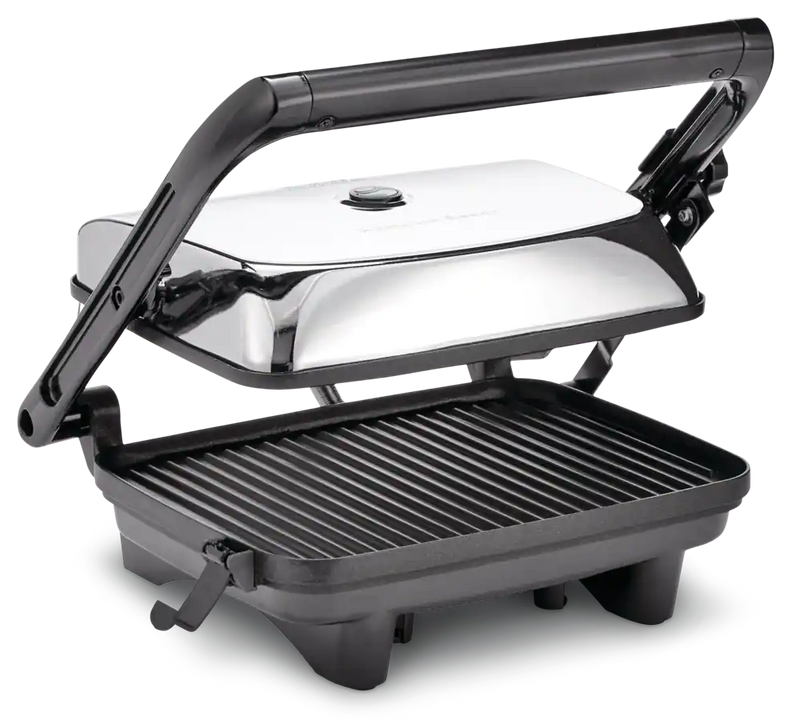 Hamilton Beach Non-Stick Panini Grill Press/Sandwich Maker, Stainless Steel