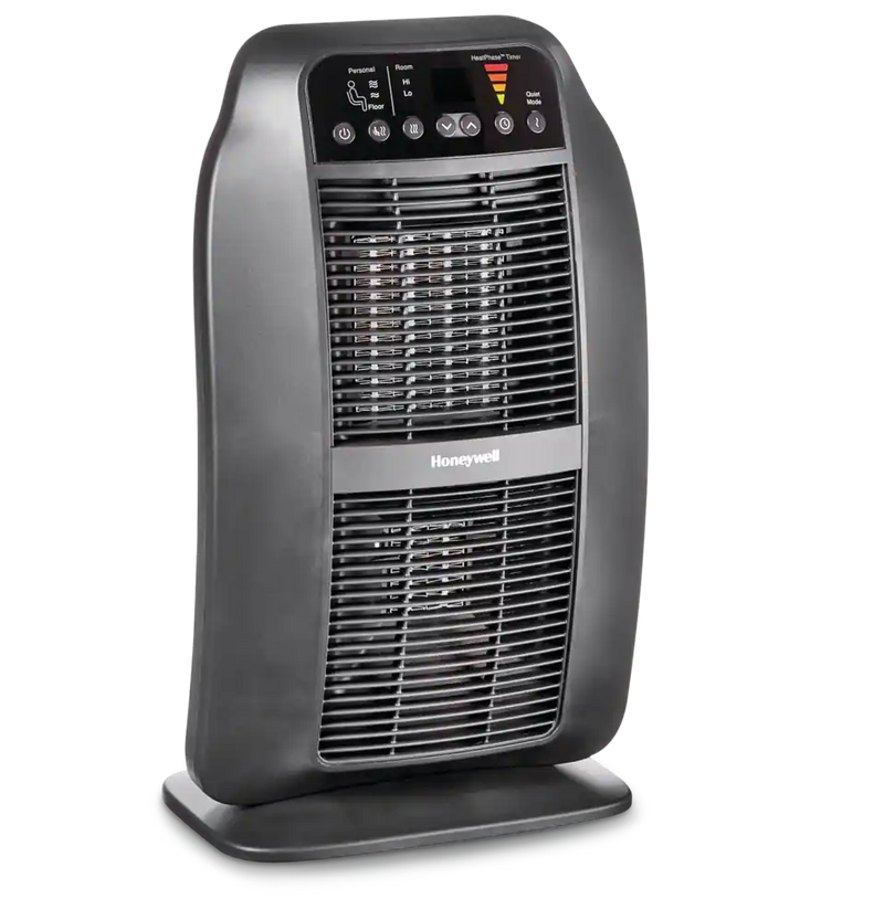 Honeywell HCE840BC HeatGenius Multizone Ceramic Space Heater, 1500W, Black