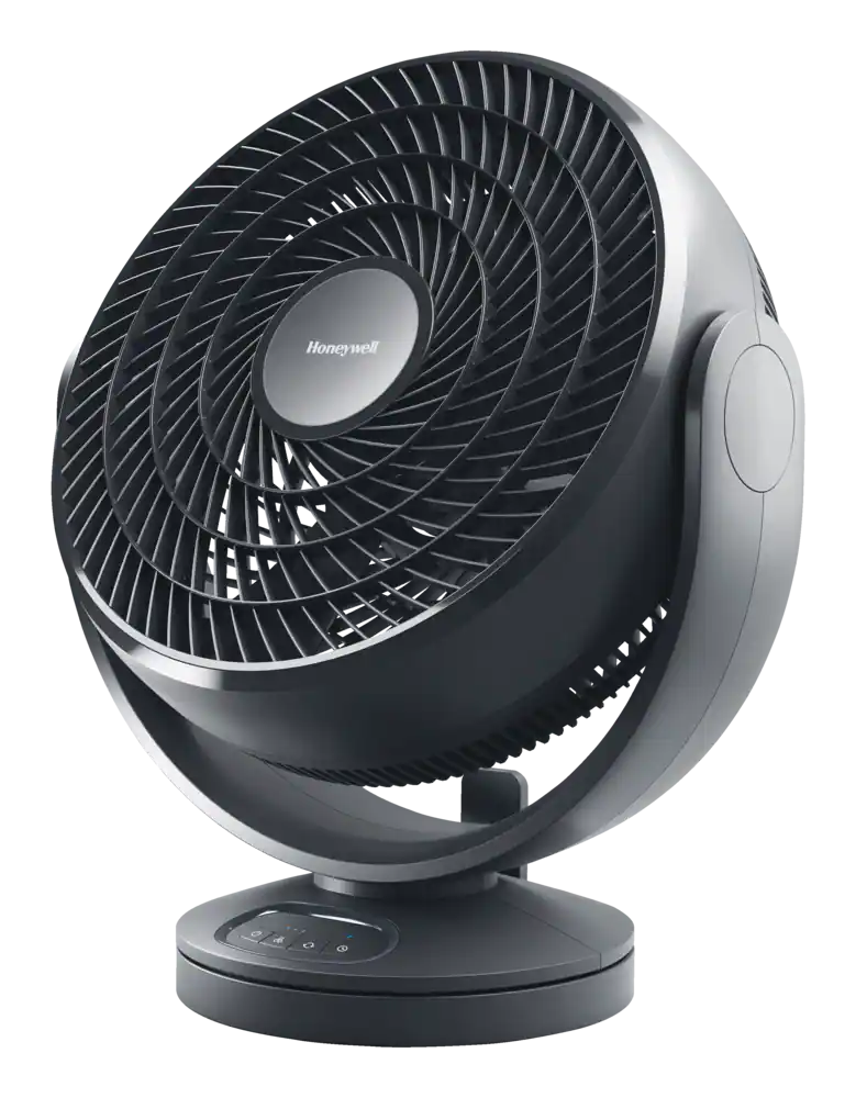 Honeywell TurboForce Oscillating Digital Portable Floor Fan, 3-Speed, Black