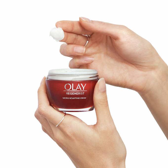 Olay Regenerist Micro-Sculpting Cream, Face Moisturizer, 2 x 50 mL