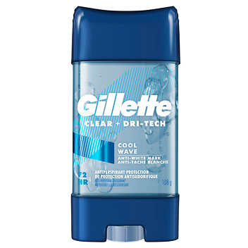 Gillette Antiperspirant Deodorant, Clear Gel, Cool Wave, 5 X 108 g