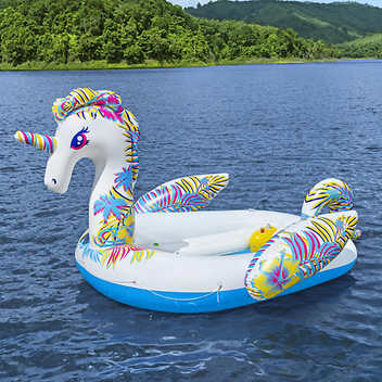 H2OGO! Paradise Dreams Giant Unicorn 6-person Inflatable Party Island