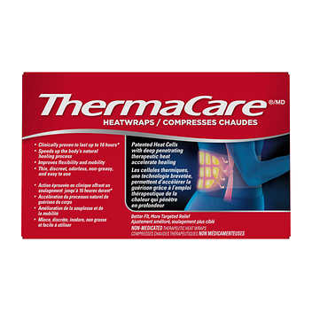 Thermacare Advanced Back Pain Therapy, 6 Heatwraps