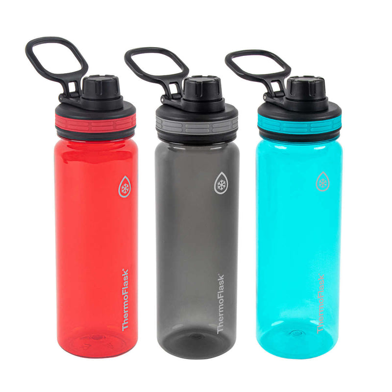 Thermoflask Tritan 709 mL (24 oz.) Water Bottle, 3-pack