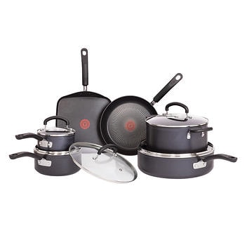 T-Fal Titanium Non-Stick Cookware Set, 11-piece