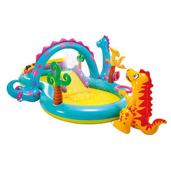 Intex Dinoland Inflatable Play Center, 131" X 90" X 44"