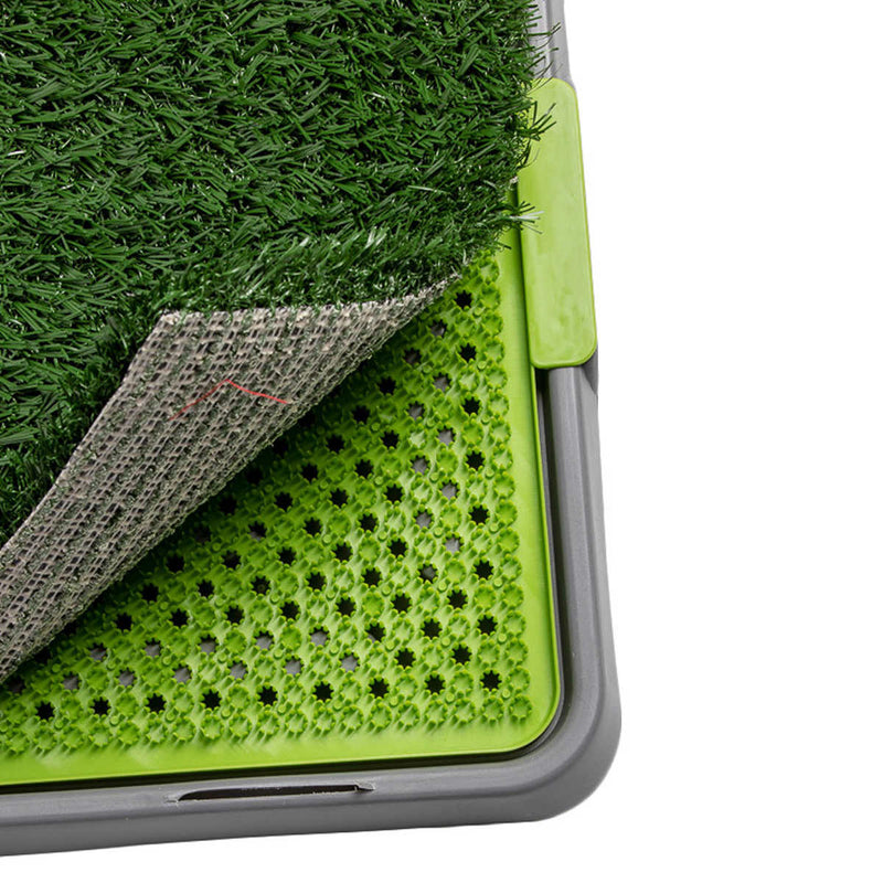 Potty Patch Indoor/Outdoor Training Turf Washroom for Dogs (Size Small)